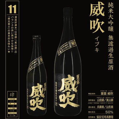 栄光冨士　(榮光富士)　菫露威吹　純米大吟醸　無濾過　生原酒　720ml